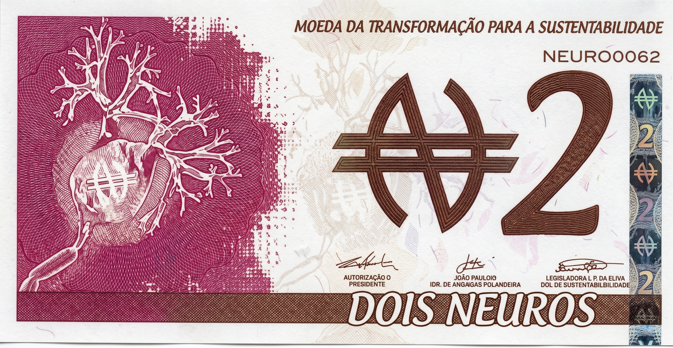 Cédula de 2 NEURO