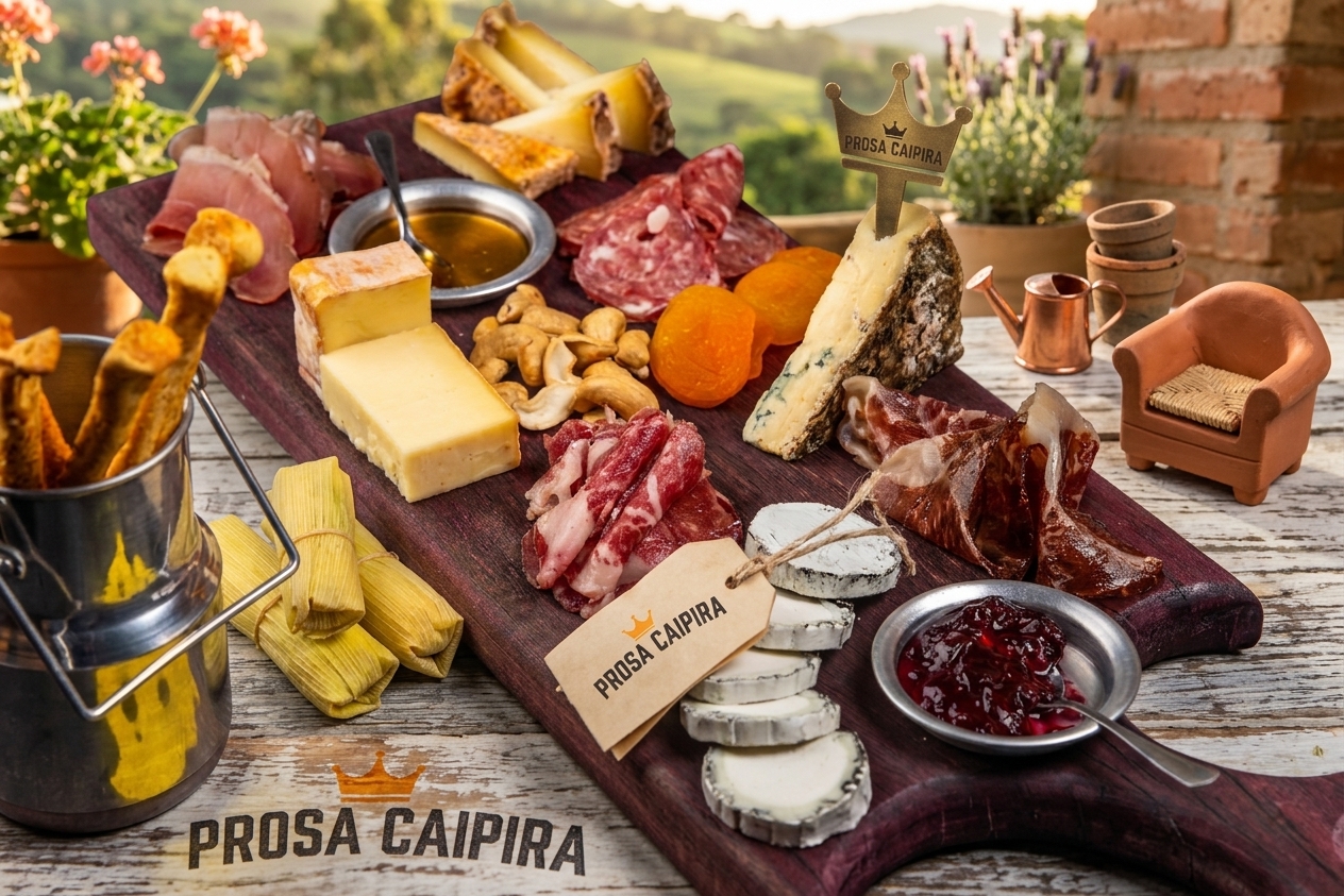 Queijo artesanal e charcutaria Prosa Caipira